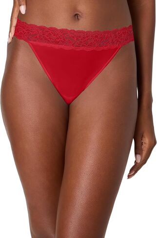 ملابس داخلية نسائية من Maidenform، 4 قطع، سراويل داخلية ناعمة للنساء، سراويل داخلية متوسطة الارتفاع، دانتيل من الألياف الدقيقة in Kuwait
