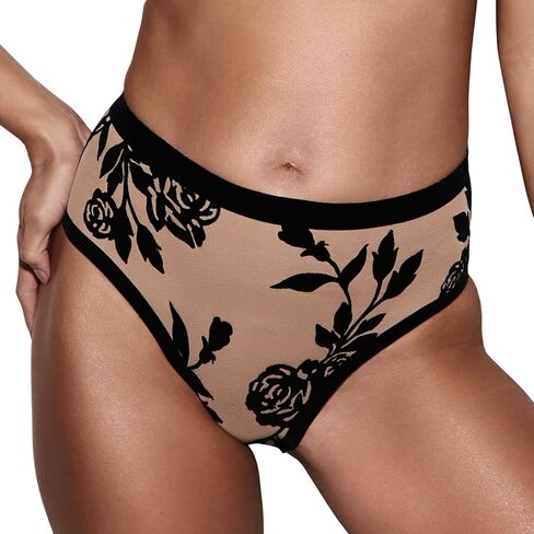 High Cut Opal Mesh Panties for Women by EBY in Saudi Arabia