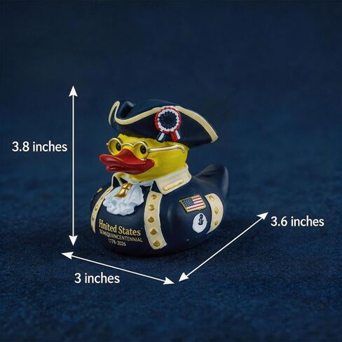 American Independence 250th Anniversary Duck, Patriotic Military Duck Figurine for Jeep Ducks, Resin 4th of July Duck Decor, Collectible Duck for Jeeps, Veteran Gift & American Celebration 1776–2026 in Kuwait