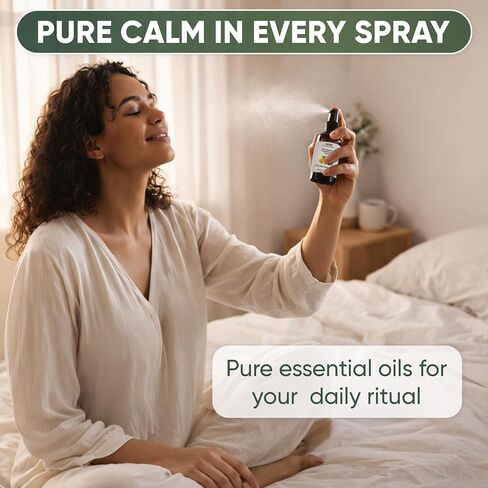 AIYE Essentials الأوكالبتوس والنعناع والليمون رذاذ العلاج العطري، 100% زيوت عطرية نقية، الكتان وبخاخ الغرفة غير سامة 2 أونصة سائلة، (60 مل) in Kuwait