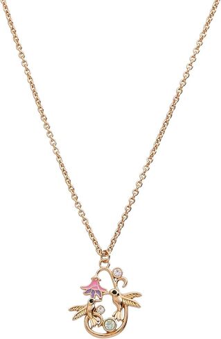 قلادة Alex and Ani Birds of a Feather Enamel، من النحاس الذهبي اللامع in Kuwait
