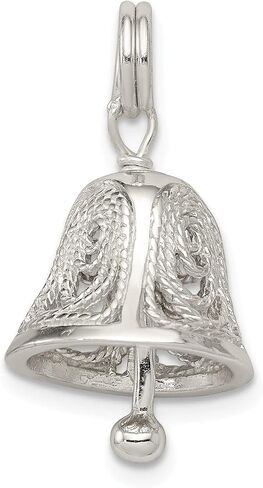 Sterling Silver Bell Charm Pendant Wedding Jewelry in Kuwait