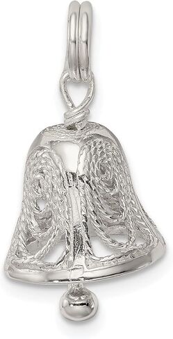 Sterling Silver Bell Charm Pendant Wedding Jewelry in Kuwait