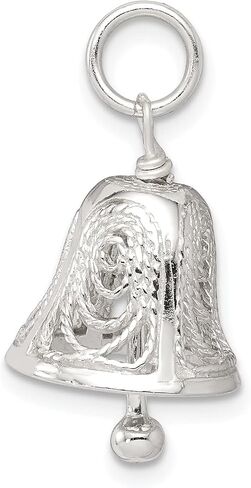 Sterling Silver Bell Charm Pendant Wedding Jewelry in Kuwait