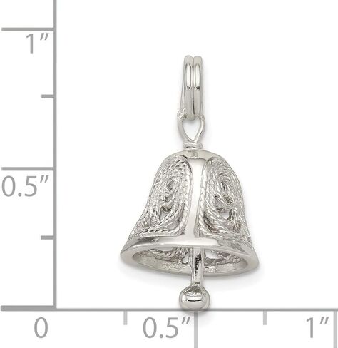 Sterling Silver Bell Charm Pendant Wedding Jewelry in Kuwait