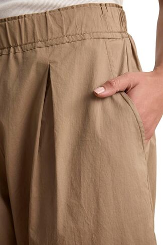 VELVET BY GRAHAM & SPENCER Women's Sophia Rib & Poplin Mix Media Pants, Nomad, X-Small in Saudi Arabia