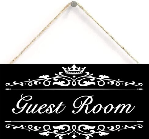 Guest Room - Decorative Wood Sign Home Decor,Wall Art，6 inch by 12 inch Hanging Sign in Saudi Arabia