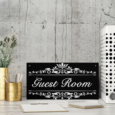 Guest Room - Decorative Wood Sign Home Decor,Wall Art，6 inch by 12 inch Hanging Sign in Saudi Arabia