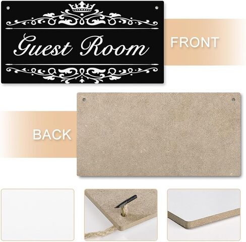 Guest Room - Decorative Wood Sign Home Decor,Wall Art，6 inch by 12 inch Hanging Sign in Saudi Arabia