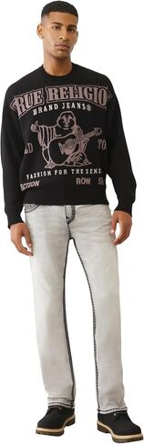 جينز ريكي سوبر كيو تي من True Religion للرجال - 34 بوصة - جينز رجالي in Kuwait