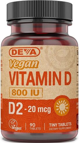 Deva Vegan Vitamins Vitamin D 800Iu Vegan 90 Tab in Kuwait