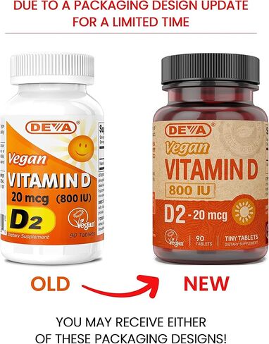 Deva Vegan Vitamins Vitamin D 800Iu Vegan 90 Tab in Kuwait