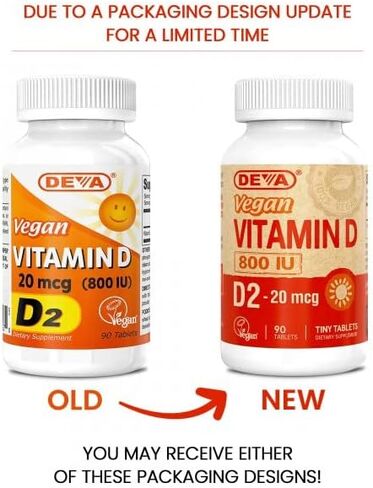 Deva Vegan Vitamins Vitamin D 800Iu Vegan 90 Tab in Kuwait