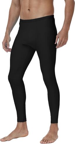Roadbox Men's Swim Pants,Quick Dry Athletic Compression Long Running Leggings,UPF 50+ Surfing Tights for Water Swimming in Kuwait