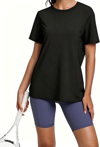 Quick Dry T Shirts Moisture Wicking Athletic Tops for Men and Women Running Hiking Workout in Kuwait