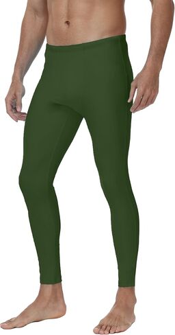 Roadbox Men's Swim Pants,Quick Dry Athletic Compression Long Running Leggings,UPF 50+ Surfing Tights for Water Swimming in Kuwait
