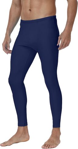 Roadbox Men's Swim Pants,Quick Dry Athletic Compression Long Running Leggings,UPF 50+ Surfing Tights for Water Swimming in Kuwait