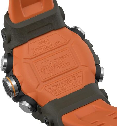 G-Shock GGB100X-1A9 Master of G Mudmaster Quad Sensor Heavy Duty Carbon Orange in Kuwait
