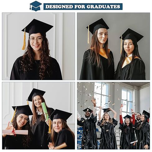2 Pack Graduation Cap Headband, Grad Cap Insert with EVA Foam Sticker, Secure Your Graduation Hairstyle, Essential Hat Accessory for Graduates, Students, Girls (round, 1 Count (Pack of 2)) in Saudi Arabia