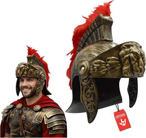 Nicky Bigs Novelties Roman Helmet, Gladiator Helmet, Spartan Helmets, Knight Helmets, Gladiator Costume, Roman Soldier Look in Kuwait