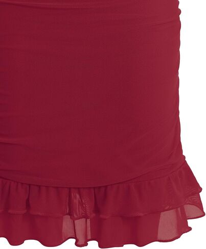 ODIZLI Girls One Shoulder Ruched Bodycon Dress - Tween Girl Asymmetric Neckline Ruffle Hem Slim Fit Party Dress for Kids in Kuwait