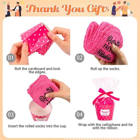 HAPPYPOP Retirement Gifts Ideas - Retired Fuzzy Socks, Women Retirement Retired Queen Gifts in Kuwait
