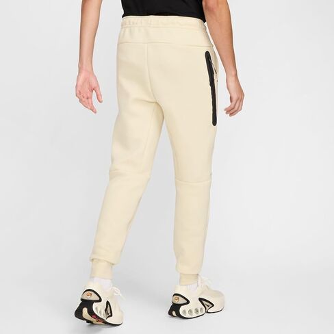 Nike Tech Men's Fleece Joggers (HV0959-234, Light Khaki/Black) Size Large in Kuwait