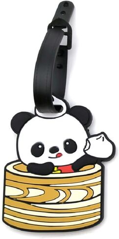 Cute Animal Silicone Luggage Tag Travel Accessories for Suitcases Baggage Identifier with Adjustable Strap (Frog) in Kuwait