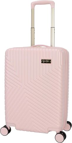 Jessica Simpson Abilene 20" Expandable 8-Wheel Spinner Carry On Luggage Suitcase, Peachy Keen in Kuwait