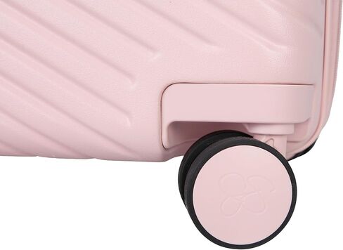 Jessica Simpson Abilene 20" Expandable 8-Wheel Spinner Carry On Luggage Suitcase, Peachy Keen in Kuwait