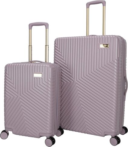 Jessica Simpson Abilene 20" Expandable 8-Wheel Spinner Carry On Luggage Suitcase, Peachy Keen in Kuwait