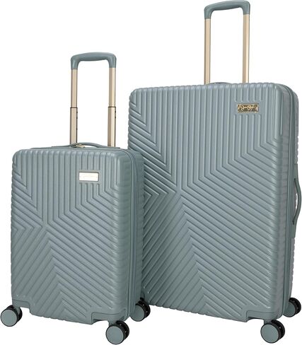 Jessica Simpson Abilene 20" Expandable 8-Wheel Spinner Carry On Luggage Suitcase, Peachy Keen in Kuwait