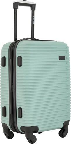 kensie Women's Hillsboro Luggage & Travel Bags Set, Green Granite, 20" Carry-On in Kuwait
