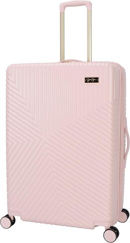 Jessica Simpson Abilene 20" Expandable 8-Wheel Spinner Carry On Luggage Suitcase, Peachy Keen in Kuwait