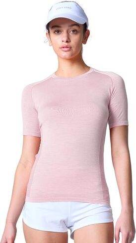 COZYZERO Women’s Merino Wool Tencel T-Shirt - Ultra-Soft Aero Weight Crew Neck Tee for Running, Travel & Casual Wear in Saudi Arabia