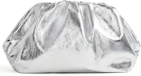 Clutch Purses for Women Soft Pleated PU Clutch Purse, Elegant Evening Bag for Weddings and Proms | Elegant in Kuwait