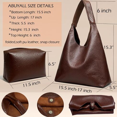 Vintage Purse PU Leather Hobo Purses For women in Saudi Arabia