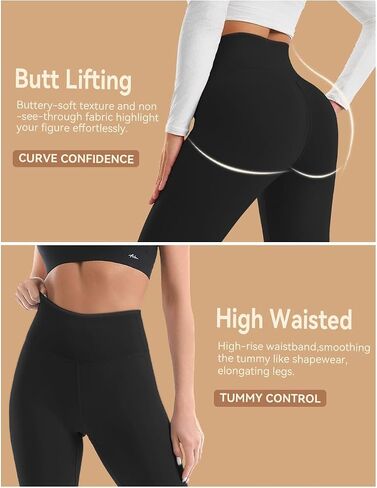 Laite Hebe Fleece Lined Leggings Women - High Waisted Winter Yoga Pants Tummy Control Soft Thermal Warm for Hiking Workout in Saudi Arabia
