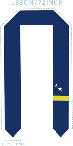Curacao National flag Graduation sash adult Stole Sash for International study students for class in Saudi Arabia