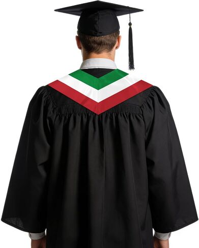 وشاح التخرج الإيطالي سرق الدراسة الدولية في الخارج للجنسين وشاح التخرج بعلم إيطاليا in Kuwait