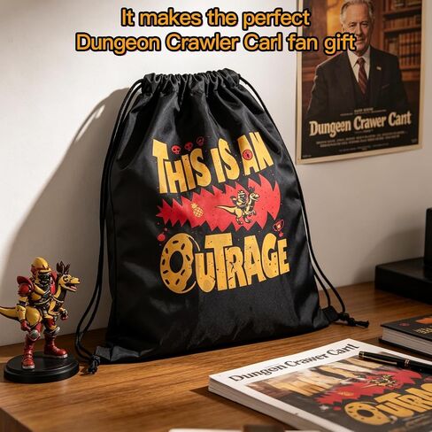 AICase for Dungeon Crawler Carl Merch Gifts مستوحاة من حقيبة الرباط، هذه حقيبة ظهر للأميرة الغاضبة على شكل دونات، حقيبة ظهر لرياضة الهوكي والصالة الرياضية، حقيبة حمل، حقيبة قميص، قبعة، حقيبة سلسلة للنساء والرجال، محبي الكتب in Kuwait