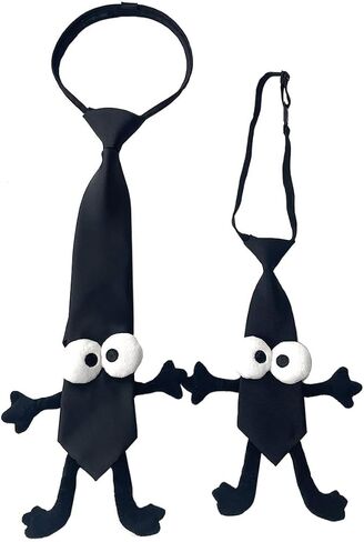 Original Cute Pre-tied Necktie for Boys Girls Men Women Adjustable Tie for Children Kids Teenagers Adults Unisex in Saudi Arabia
