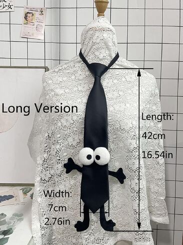 Original Cute Pre-tied Necktie for Boys Girls Men Women Adjustable Tie for Children Kids Teenagers Adults Unisex in Saudi Arabia