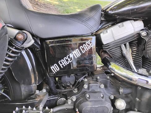 STICKY DUDE | Borrowed Time - Swing Arm Sticker Decal for HD FLSB M8 Dyna Clubstyle Europe USA in Kuwait