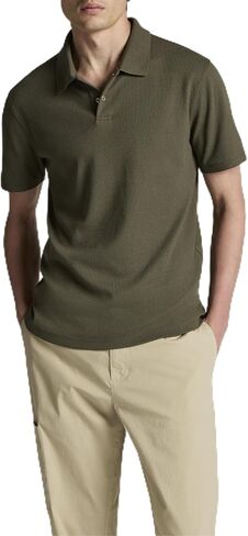 Vince Men's Mesh Knit Snap S/S Polo in Saudi Arabia