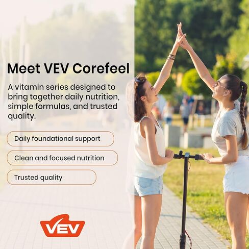 VEV Corefeel Vitamin D3 K2 10,000 IU, 200 mcg MK-7, 120 Coconut Oil Softgels, 2-in-1 Vitamins D & K, Easy to Swallow in Saudi Arabia