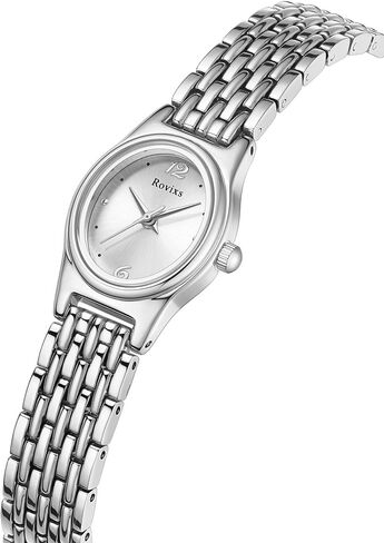 Petite Vintage Luxury Women Watch, Japanese Movement, Elegant Retro Ladies Dress Watch, Water Resistant, Adjustable Bracelet with Tool in Kuwait