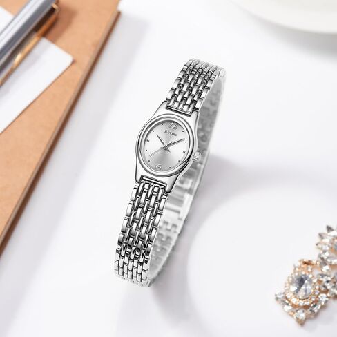 Petite Vintage Luxury Women Watch, Japanese Movement, Elegant Retro Ladies Dress Watch, Water Resistant, Adjustable Bracelet with Tool in Kuwait