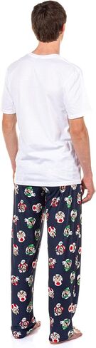 Seven Times Six Super Mario Pajama Pants Men's AOP Mario Luigi Toad Character Porthole Pajamas Loungewear Sleepwear in Kuwait