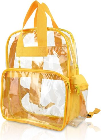 DALIX Clear Backpacks (Wholesale Lot of 50 PCS) in Black in Kuwait